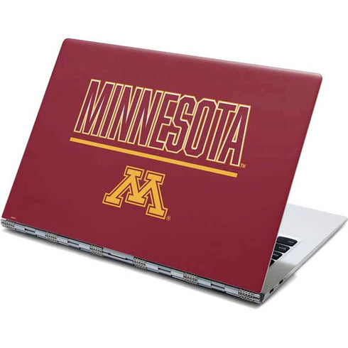 University of Minnesota Athletic Text Yoga 910 2-in-1 14in Touch-Screen Skin