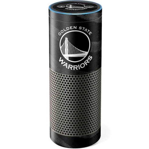 NBA Golden State Warriors Black Animal Print Amazon Echo Skin