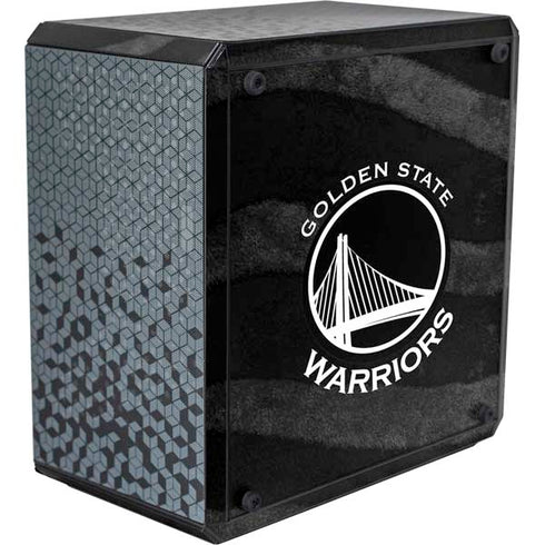 NBA Golden State Warriors Black Animal Print Cooler Master MasterBox Q300L Mini Tower Skin