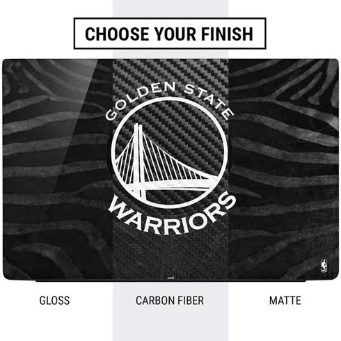 NBA Golden State Warriors Black Animal Print Dell Vostro Skin