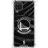 NBA Golden State Warriors Black Animal Print Galaxy A12 Clear Case