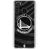 NBA Golden State Warriors Black Animal Print Galaxy A21 Clear Case