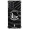 NBA Golden State Warriors Black Animal Print Galaxy A72 5G Clear Case