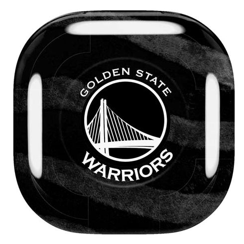 NBA Golden State Warriors Black Animal Print Galaxy Buds Pro Skin