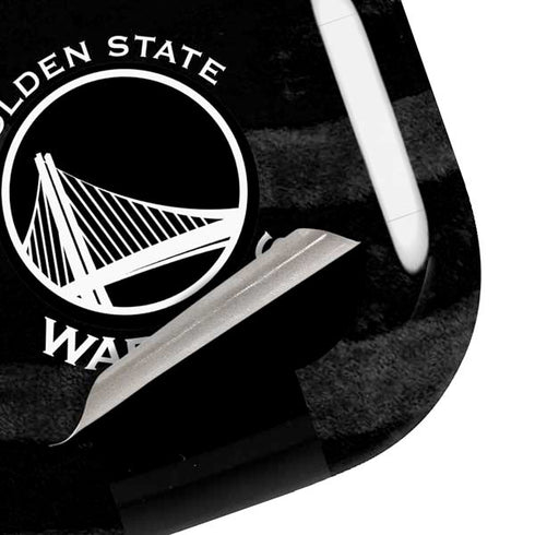 NBA Golden State Warriors Black Animal Print Galaxy Buds Pro Skin