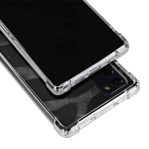 NBA Golden State Warriors Black Animal Print Galaxy Note20 5G Clear Case