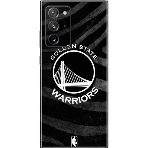 NBA Golden State Warriors Black Animal Print Galaxy Note20 Ultra 5G Skin