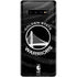 NBA Golden State Warriors Black Animal Print Galaxy S10 Plus Skin