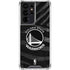 NBA Golden State Warriors Black Animal Print Galaxy S21 Ultra 5G Clear Case