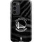 NBA Golden State Warriors Black Animal Print Galaxy S23 Plus Pro Case