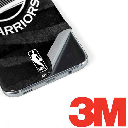 NBA Golden State Warriors Black Animal Print Galaxy S8 Skin