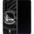 NBA Golden State Warriors Black Animal Print Galaxy Z Fold4 5G Skin