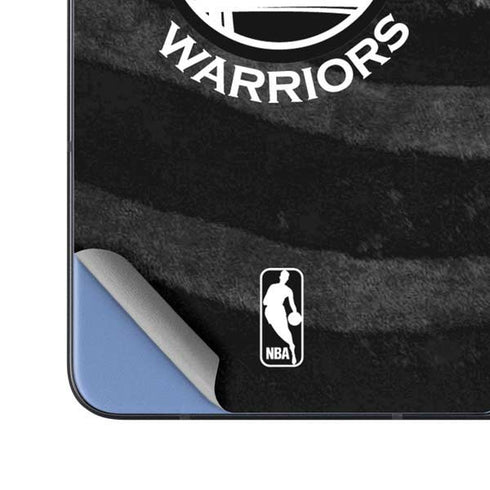 NBA Golden State Warriors Black Animal Print Galaxy Z Fold5 5G Skin