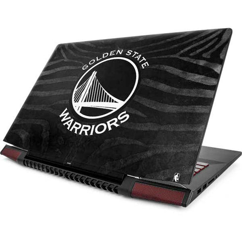 NBA Golden State Warriors Black Animal Print Lenovo IdeaPad Skin