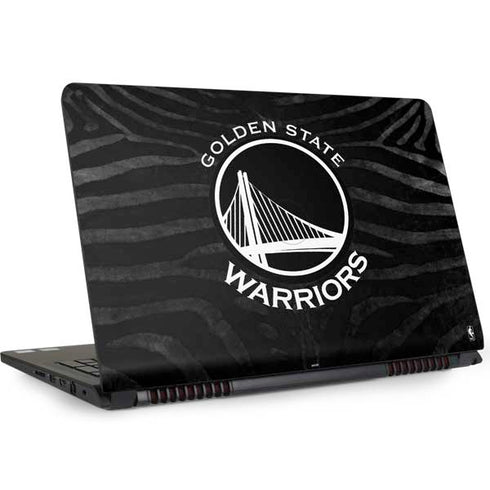 NBA Golden State Warriors Black Animal Print Dell Inspiron Skin
