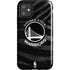 NBA Golden State Warriors Black Animal Print iPhone 11 Impact Case