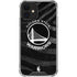 NBA Golden State Warriors Black Animal Print iPhone 12 Clear Case