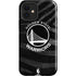 NBA Golden State Warriors Black Animal Print iPhone 12 Impact Case