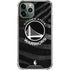 NBA Golden State Warriors Black Animal Print iPhone 12 Pro Clear Case