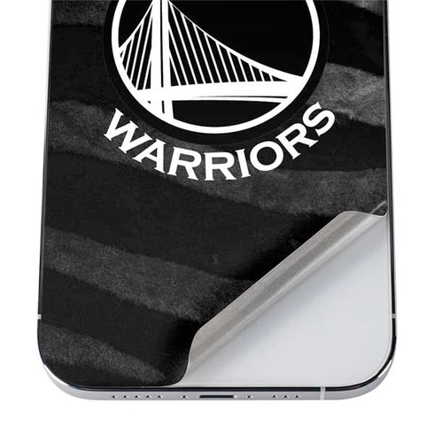 NBA Golden State Warriors Black Animal Print iPhone 12 Pro Max Skin