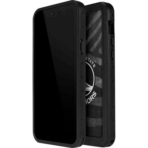 NBA Golden State Warriors Black Animal Print iPhone 12 Pro Waterproof Case
