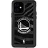 NBA Golden State Warriors Black Animal Print iPhone 12 Waterproof Case