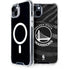 NBA Golden State Warriors Black Animal Print iPhone 14 Plus MagSafe Case