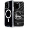 NBA Golden State Warriors Black Animal Print iPhone 15 Pro MagSafe Case
