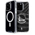 NBA Golden State Warriors Black Animal Print iPhone 15 Pro MagSafe Case