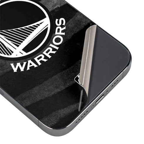 NBA Golden State Warriors Black Animal Print iPhone 14 Pro Max Skin