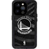 NBA Golden State Warriors Black Animal Print iPhone 14 Pro Waterproof Case