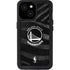 NBA Golden State Warriors Black Animal Print iPhone 15 Waterproof Case