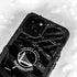 NBA Golden State Warriors Black Animal Print iPhone 15 Waterproof Case