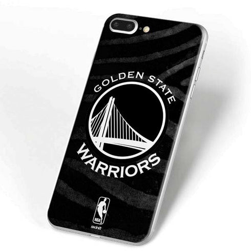NBA Golden State Warriors Black Animal Print iPhone 7 Plus Skin