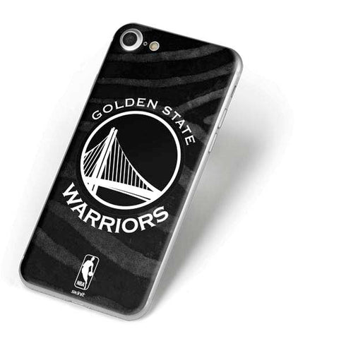 NBA Golden State Warriors Black Animal Print iPhone 7 Skin
