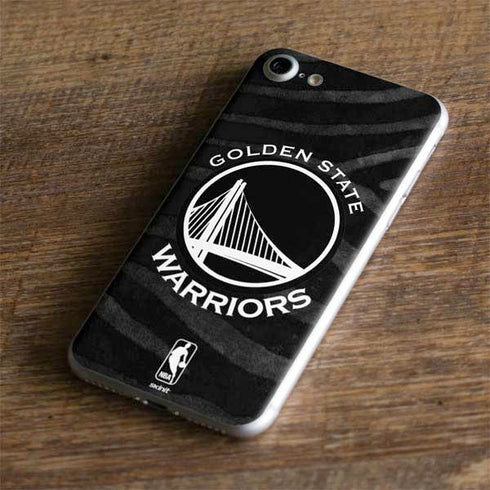 NBA Golden State Warriors Black Animal Print iPhone 7 Skin