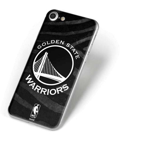 NBA Golden State Warriors Black Animal Print iPhone 8 Skin