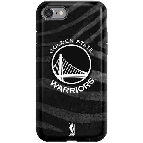 NBA Golden State Warriors Black Animal Print iPhone SE (2nd & 3rd Gen) Pro Case
