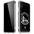 NBA Golden State Warriors Black Animal Print iPhone XR Clear Case