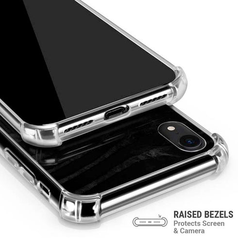 NBA Golden State Warriors Black Animal Print iPhone XR Clear Case
