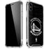 NBA Golden State Warriors Black Animal Print iPhone XS Max Clear Case