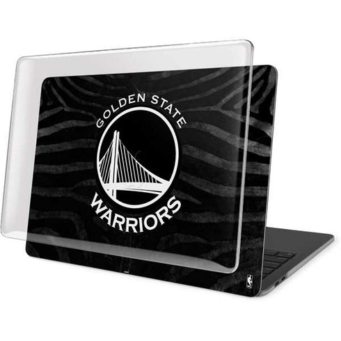 NBA Golden State Warriors Black Animal Print MacBook Pro 13in (2020) Case plus Skin