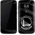 NBA Golden State Warriors Black Animal Print Moto E5 Play Skin