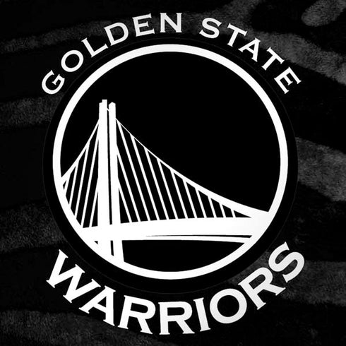 NBA Golden State Warriors Black Animal Print Moto G6 Skin