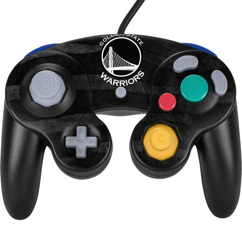 NBA Golden State Warriors Black Animal Print Nintendo GameCube Controller Skin