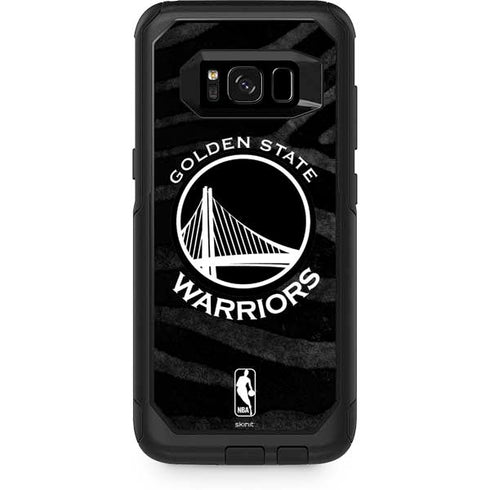 NBA Golden State Warriors Black Animal Print Otterbox Commuter Galaxy Skin