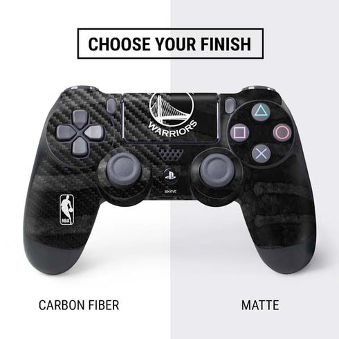 NBA Golden State Warriors Black Animal Print PS4 Controller Skin