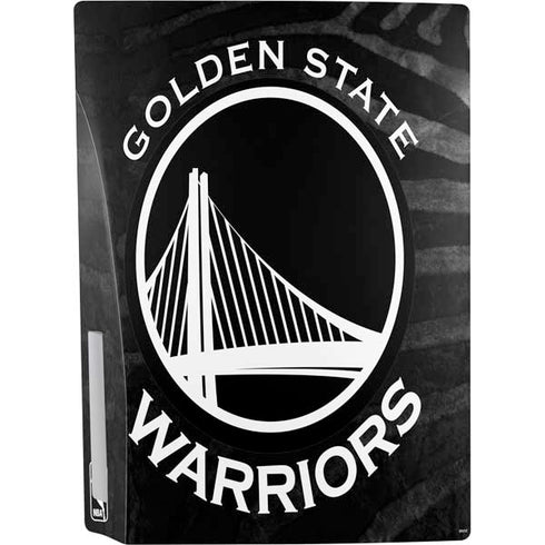NBA Golden State Warriors Black Animal Print PS5 Bundle Skin