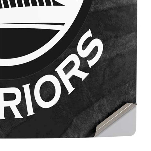 NBA Golden State Warriors Black Animal Print PS5 Slim Digital Edition Console Skin