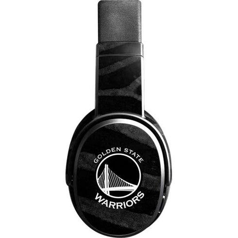 NBA Golden State Warriors Black Animal Print Skullcandy Crusher Wireless Skin